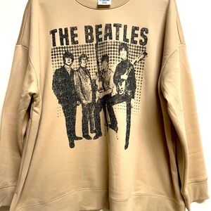 Beatles Sweatshirt 1965 Vintage Concert date list on back